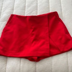 forever 21, skirt/shorts, color red, size L